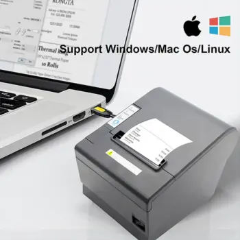 E801 Thermal Receipt Printer | USB +Ethernet | 203 dpi