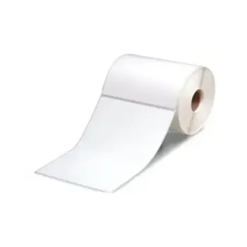 Direct Thermal Shipping Printer Sticker | 100mm x 150mm | Roll of 400 Labels | White Color
