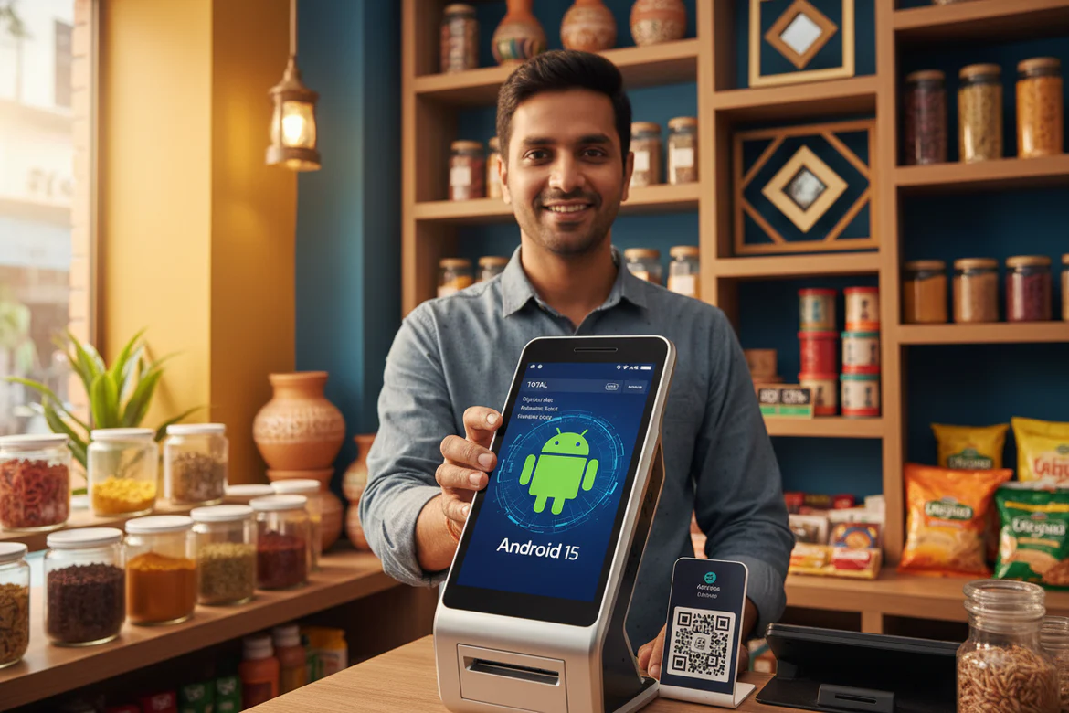 You are currently viewing How Android 15 Is Transforming Next-Gen Handheld POS Systems for SMEs in India