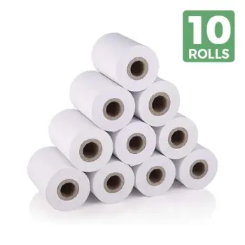 Thermal Printer Rolls | Pack of 10 | 80mm x 50Mtr | 50 GSM
